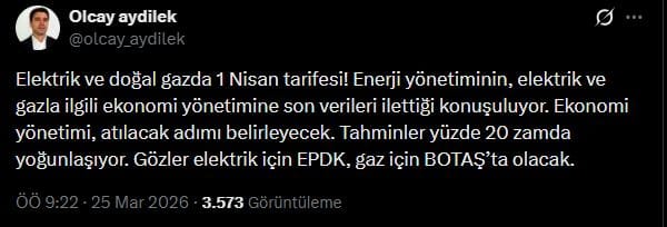 Elektrik ve Doğalgaz Fiyatlarında Artış Beklentisi: Yüzde 20 Zam Geliyor mu?